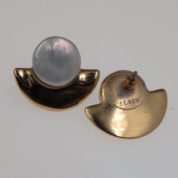 J. Crew Gold and Silver Geometric Earrings - Picture 3 of 5